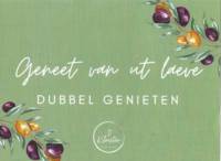 Buitenlandse bieren voor Nederlandse markt (etiket Nederlandse plaatsnaam), Geneet van ut laeve