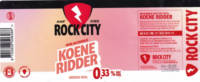 Rock City Brewing, Koene Ridder Non Alcoholic American Tripel Rock City Brewing, Koene Ridder Non Alcoholic American Tripel