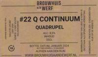 Brouwhuis aan de Werf, #22 Q Continuum