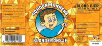 Schoonmanneke, Blonderonsje Schoonmanneke, Blonderonsje