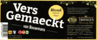 Thissen's Brouwerij Lith, Vers Gemaeckt Blond