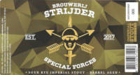Brouwerij Strijder, Special Forces Sour Rye Imperial Stout
