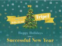 Buitenlandse bieren voor Nederlandse markt (etiket Nederlandse plaatsnaam), Happy Holidays and a Successful New Year Tripel