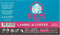 Brouwerij Eembier, Lambic & Coffee Blend Corazon