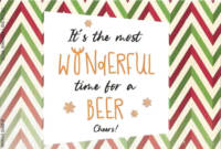 Buitenlandse bieren voor Nederlandse markt (etiket Nederlandse plaatsnaam), It's the most Wonderful time for a Beer Cheers!