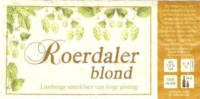 Buitenlandse bieren voor Nederlandse markt (etiket Nederlandse plaatsnaam), Roerdaler Blond