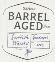 Gulpener Bierbrouwerij, Barrel Aged Beer Scottish Whisky Quadrupel