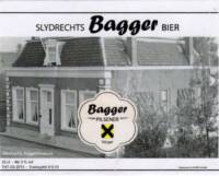 Buitenlandse bieren voor Nederlandse markt (etiket Nederlandse plaatsnaam), Slydrechts Bagger Bier Pilsener