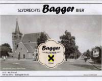 Buitenlandse bieren voor Nederlandse markt (etiket Nederlandse plaatsnaam), Slydrechts Bagger Bier Pilsener