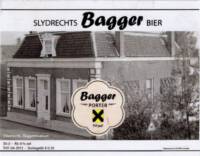 Buitenlandse bieren voor Nederlandse markt (etiket Nederlandse plaatsnaam), Slydrechts Bagger Bier Porter