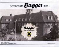 Buitenlandse bieren voor Nederlandse markt (etiket Nederlandse plaatsnaam), Slydrechts Bagger Bier Porter