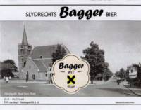 Buitenlandse bieren voor Nederlandse markt (etiket Nederlandse plaatsnaam), Slydrechts Bagger Bier Wit