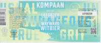 Kompaan Dutch Craft Beer Company, Lefgozer Wayward Witbier Kompaan Dutch Craft Beer Company, Lefgozer Wayward Witbier