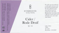 Symbiose Brewing / Blending, Cider / Rode Druif