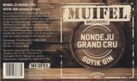 Muifelbrouwerij, Nondeju Grand Cru Gotik Gin Vatgerijpt #12
