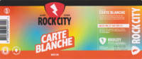 Rock City Brewing, Carte Blanche Rock City Brewing, Carte Blanche