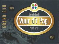 Buitenlandse bieren voor Nederlandse markt (etiket Nederlandse plaatsnaam), Vuur d'r Pap Grand Cru
