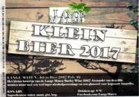 Brouwerij De Groeiring, Klein Bier 2017