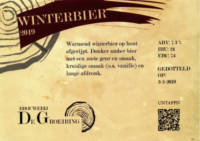 Brouwerij De Groeiring, Winterbier 2019