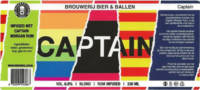 Brouwerij Bier & Ballen, Captain Blond Brouwerij Bier & Ballen, Captain Blond