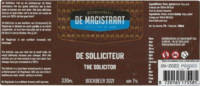 Bierbrouwerij De Magistraat, De Solliciteur Bockbeer 2021