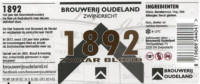 Brouwerij Oudeland, 1892 Zwaar Blond