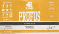 Brouwerij Rufus, Prufus Blond Bier