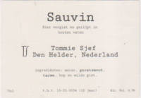 Tommie Sjef Wild Ales, Sauvin