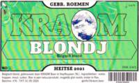 Kraom Beer, Blondj Belgisch Blond Kraom Beer, Blondj Belgisch Blond