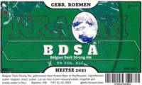 Kraom Beer, BDSA Belgian Dark Strong Ale