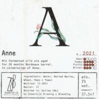 Zomerdijk Brewing & Blending, Anne
