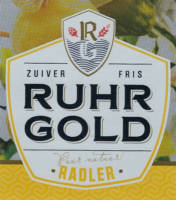 Geïmporteerd buitenlands bier - Nederlandse importeur en NL opmaak, Ruhr Gold Radler