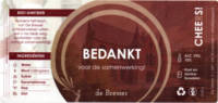 Buitenlandse bieren voor Nederlandse markt (etiket Nederlandse plaatsnaam), Bedankt voor de Samenwerking!