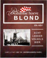 Bierbrouwerij Oijen, De Brabantse Hoeve Blond