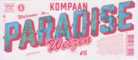 Kompaan Dutch Craft Beer Company, Paradise Weizen Kompaan Dutch Craft Beer Company, Paradise Weizen