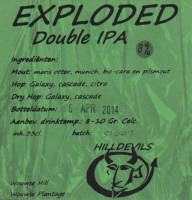 Hilldevils Beers, Exploded Double IPA