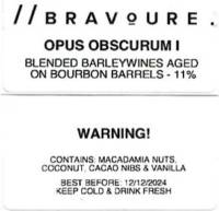 Brouwerij Bravoure, Opus Obscurum 1