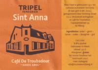 Goede Kant van het Spoor, Sint Anna Tripel