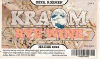 Kraom Beer, Rye Wine