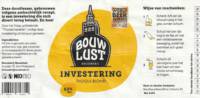 Brouwerij Bouwlust, Investering Thools Blond