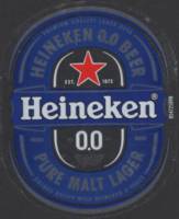 Licentiebrouwsels , Heineken 0.0 Beer Pure Malt Lager