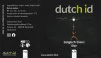 Stadsbrouwhuis Broer & Zus, Dutch id Belgisch Blond Bier