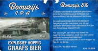 Buitenlandse bieren voor Nederlandse markt (etiket Nederlandse plaatsnaam), Bomvrije I.P.A.
