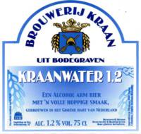 Brouwerij Kraan (Bodegraven), Kraanwater 1.2