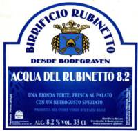Brouwerij Kraan (Bodegraven), Acqua del Rubinetto 8.2