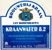 Brouwerij Kraan (Bodegraven), Kraanwater 8.2