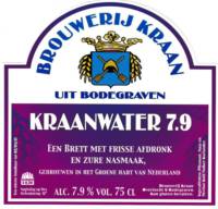 Brouwerij Kraan (Bodegraven), Kraanwater 7.9