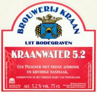 Brouwerij Kraan (Bodegraven), Kraanwater 5.2