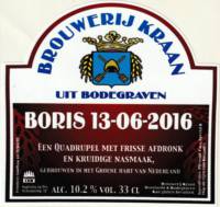 Brouwerij Kraan (Bodegraven), Boris 13-06-2016