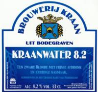 Brouwerij Kraan (Bodegraven), Kraanwater 8.2